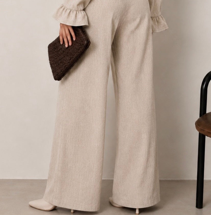 Two-Piece Linen Suit