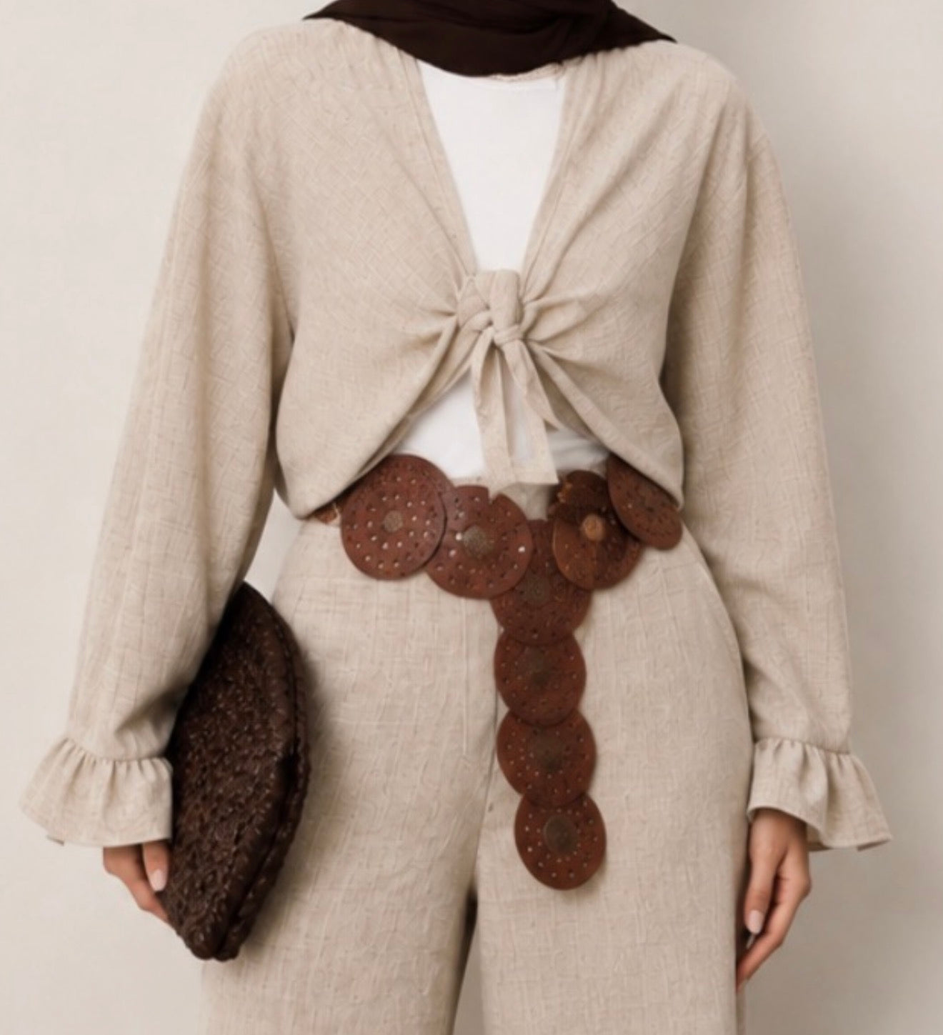 Two-Piece Linen Suit