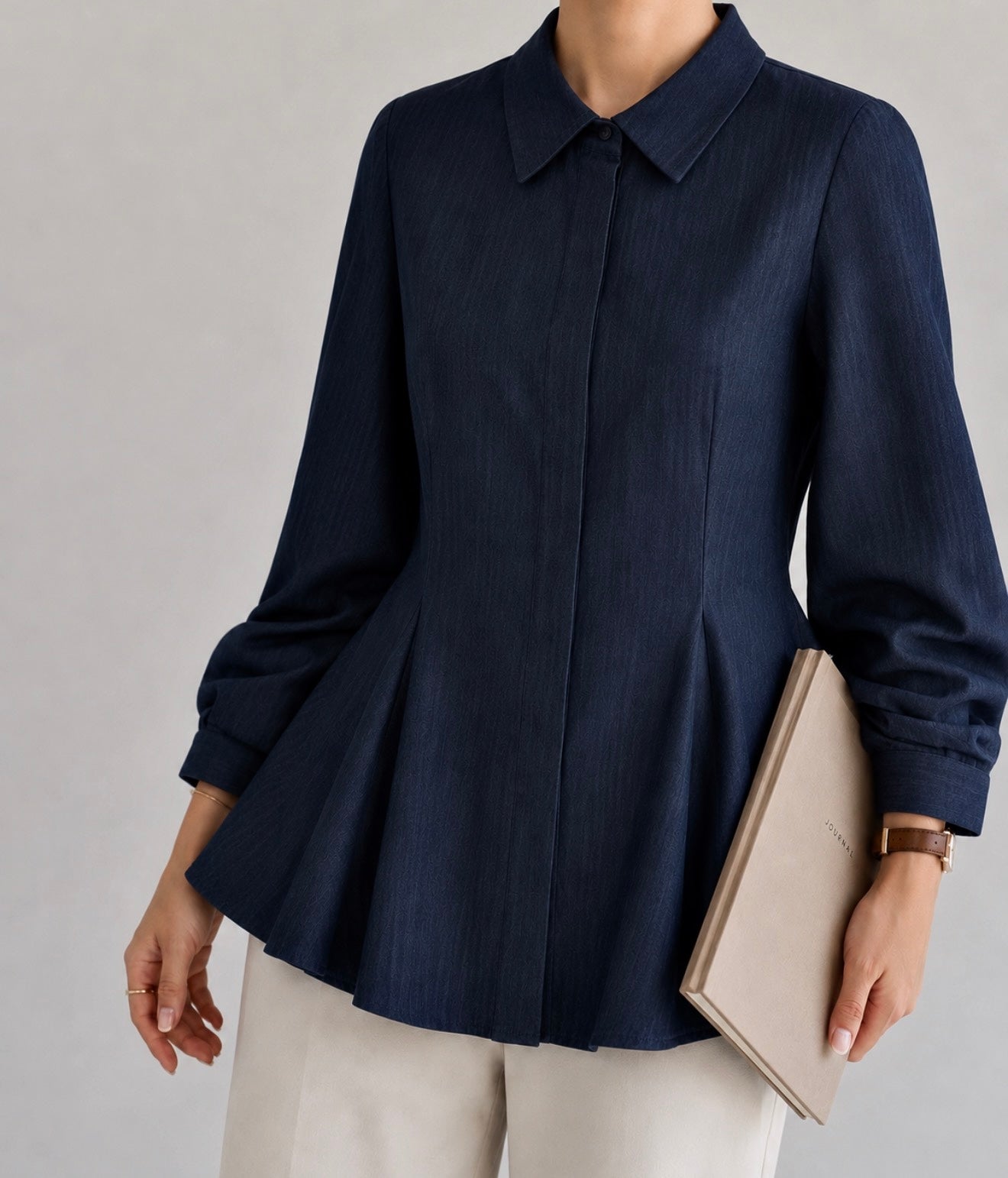 Denim Peplum